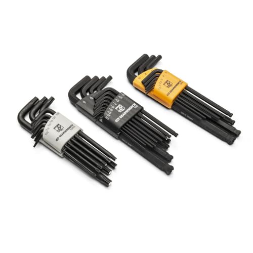 جير رينش GEARWRENCH مجموعة مفاتيح سداسية ذات نهاية كروية مغناطيسية طويلة مكونة من 31 قطعة SAE/Metric/Torx - 83527 كبير - Image 2